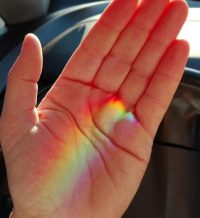 Un arcobaleno nella mia mano!
